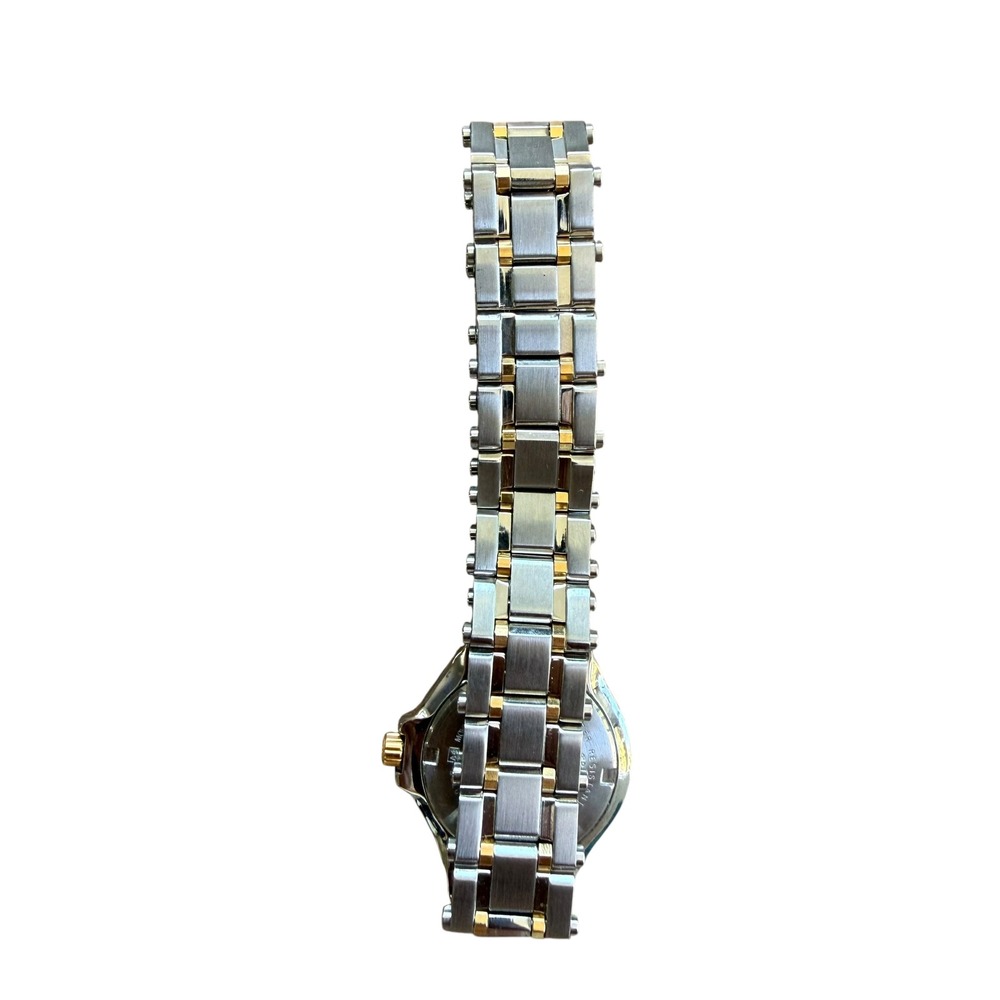 Seiko Womens Two Tone Stainless Steel Watch 7N82-0709 Sapphire 100M Date Box - Picture 6 of 10